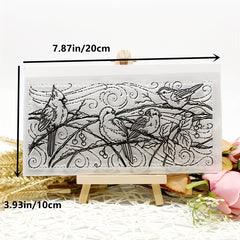 Bird DIY Silicone Transparent Stamp