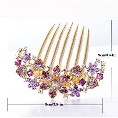 Bridal Hair Side Combs Rhinestone Hair Clip Crystal Barrette Wedding Accessories