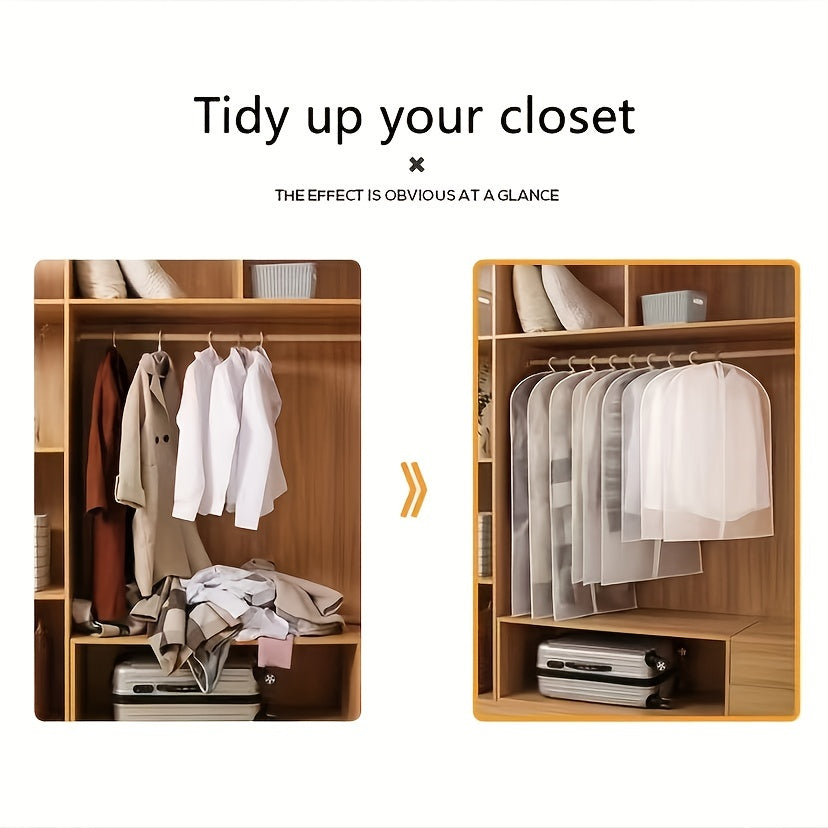 Breathable Zip up Garment Cover Anti Dust Moth Waterproof Clothes Storage Bag
