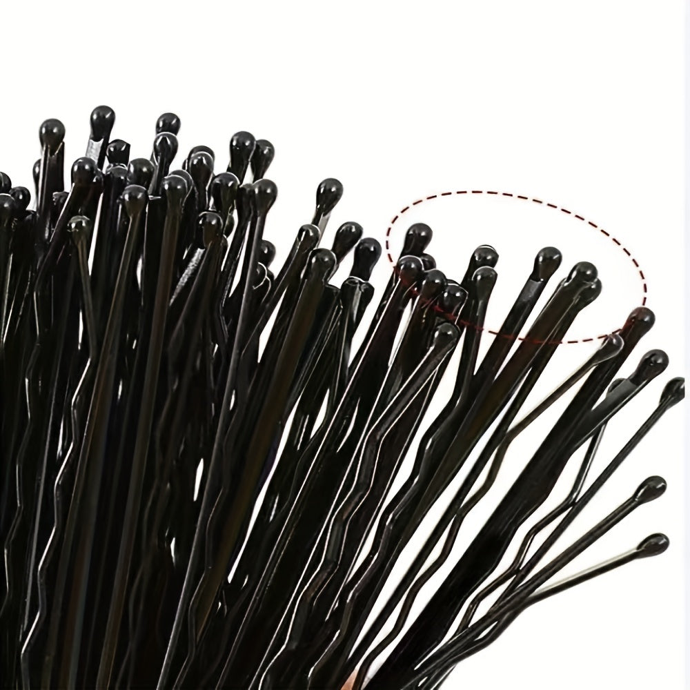 50pcs Stainless Steel Bobby Pin Non Slip Hair Clip