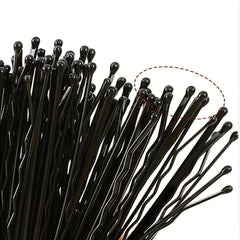 50pcs Stainless Steel Bobby Pin Non Slip Hair Clip