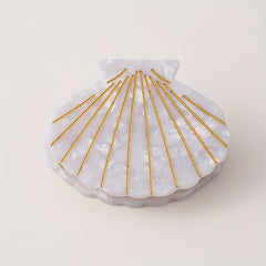 Ocean Series Hair Claw Shell Shape Ponytail Holder