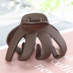 Large Hair Claw Clips for Thick Hair Matte Finish Octopus Style Non-Slip Jaw