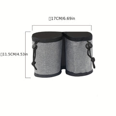 2PCS Luggage Cup Storage Bag, Travel Cup Holders Water Bottle Organizer