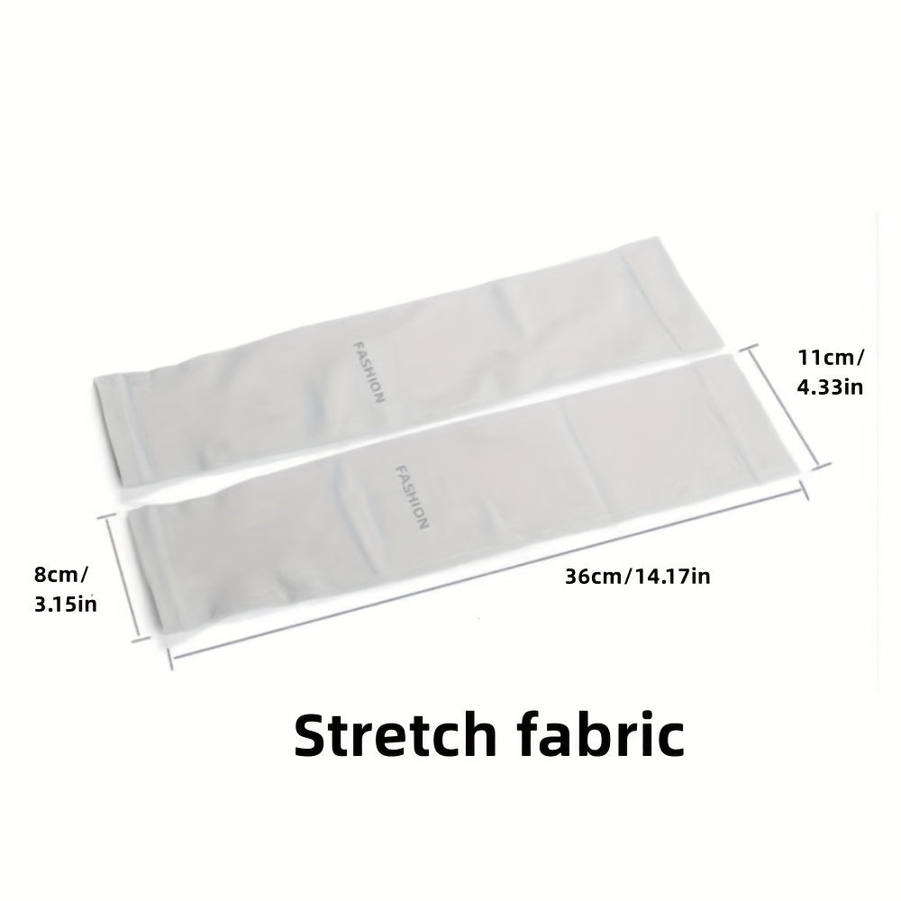 4 Pairs Set Unisex Summer Ice Sleeves Sun Protection Arm Guards Four Colors