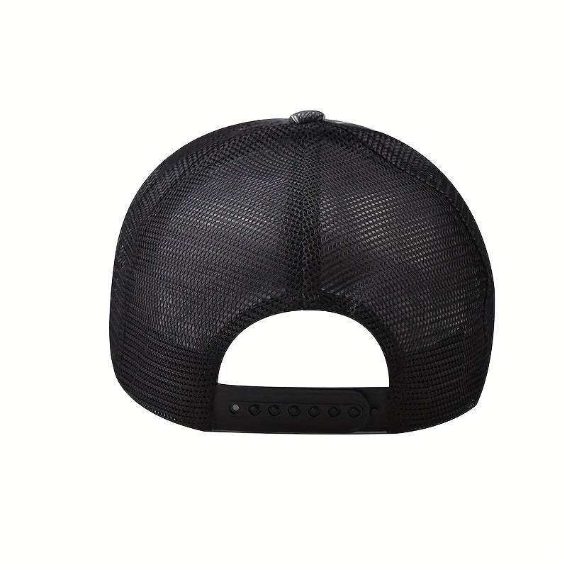 Graffiti Duck Tongue Cap Letter M Retro Baseball Cap
