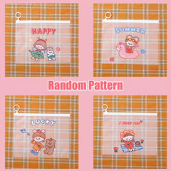 Girl Cartoon Pattern File Bag for School Office