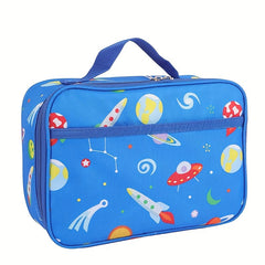 Cartoon Pattern Insulated Lunch Bag for Picnic and Camping