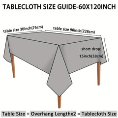 Vintage Lace Tablecloth 152x304.8cm Embroidery Anti-scalding Table Cover