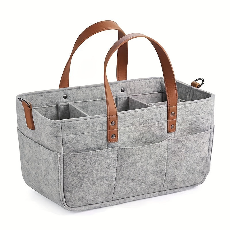 Felt Diaper Handbag Storage Bag Mother Baby Diaper Bag Storage Hand Basket