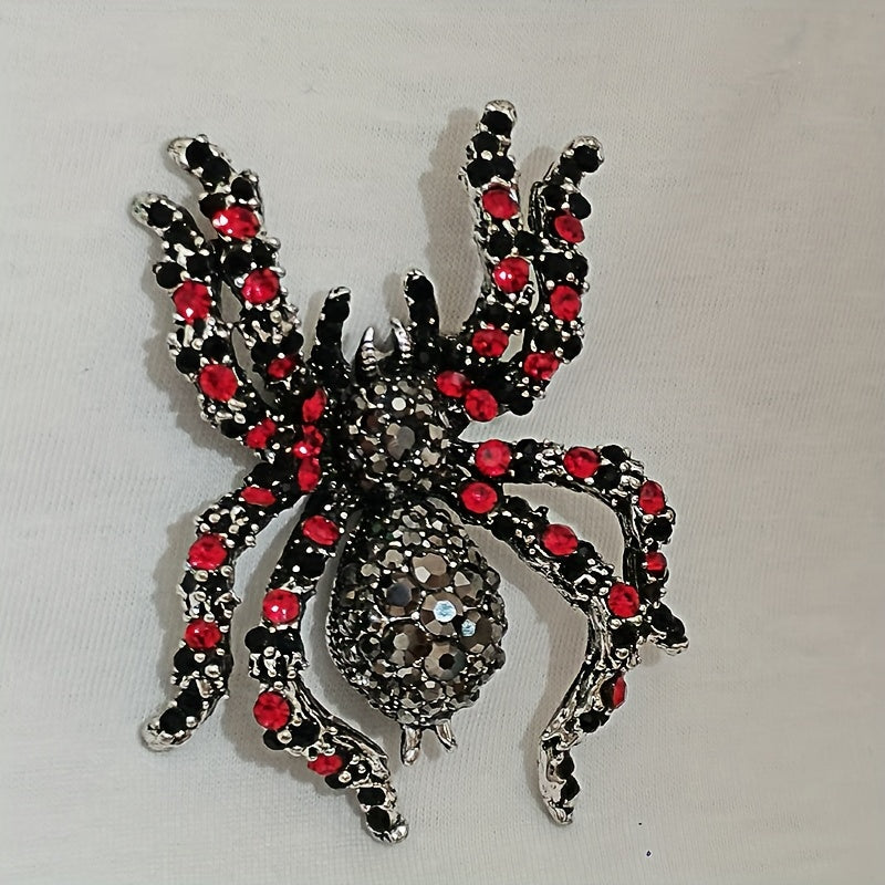 Spider Rhinestone Brooches Insect Pins Jackets Accessories