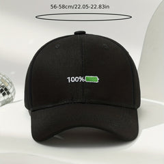 Mens Embroidered Sunscreen Baseball Cap - 100 Pattern