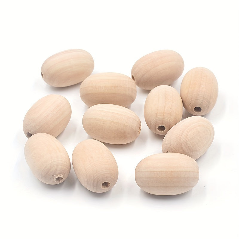 Kids DIY Jewelry Making Kit with Wooden Beads, Jujube Beads, Egg Beads