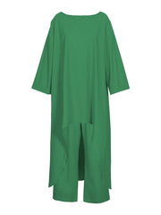  Solid Long Sleeve Top & Pants Set