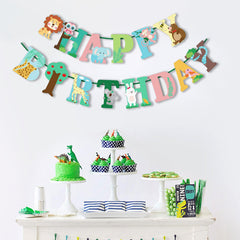 Kids Party Animal Pull Flag