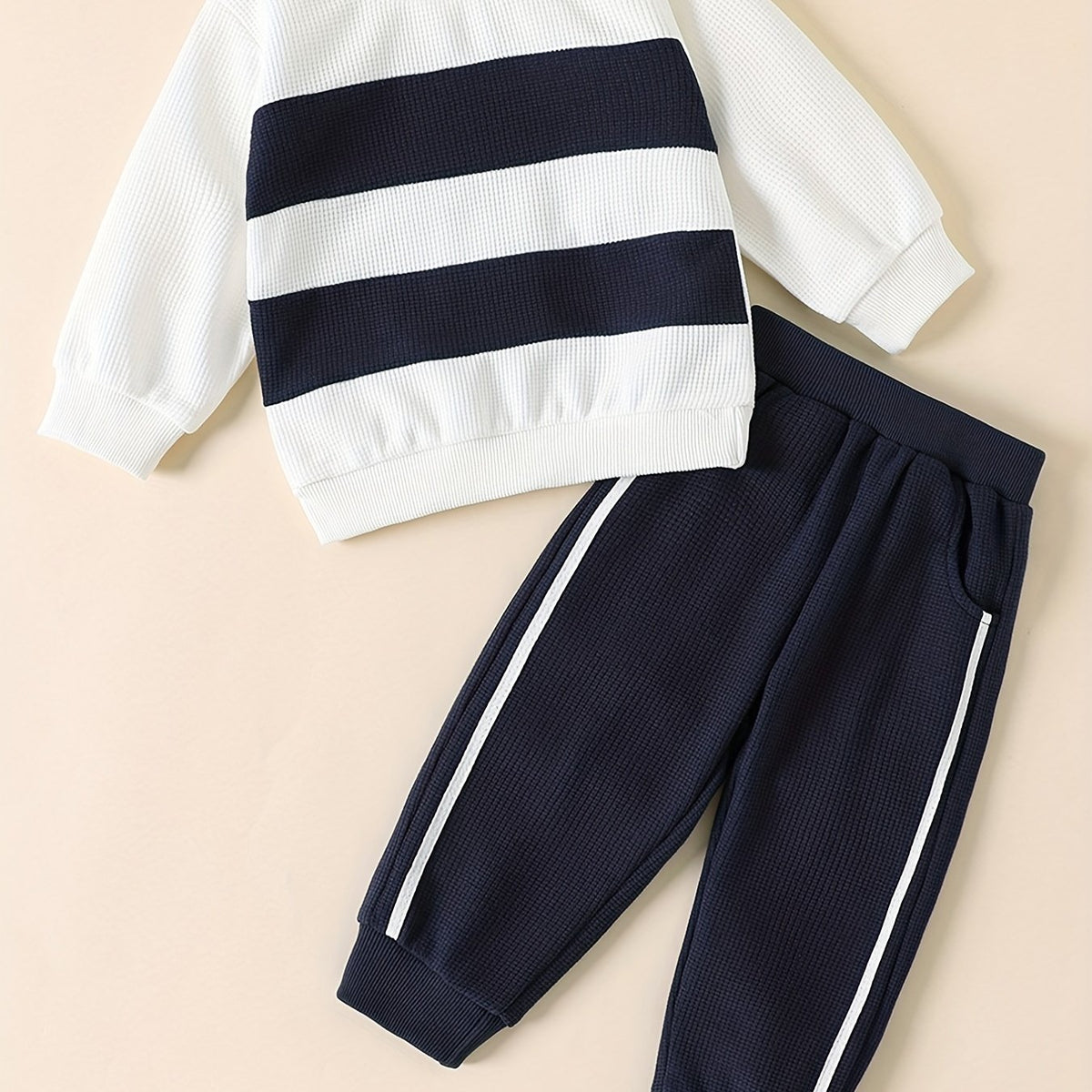 Boys Sweatshirt Set Autumn Winter Pullover & Pants Set