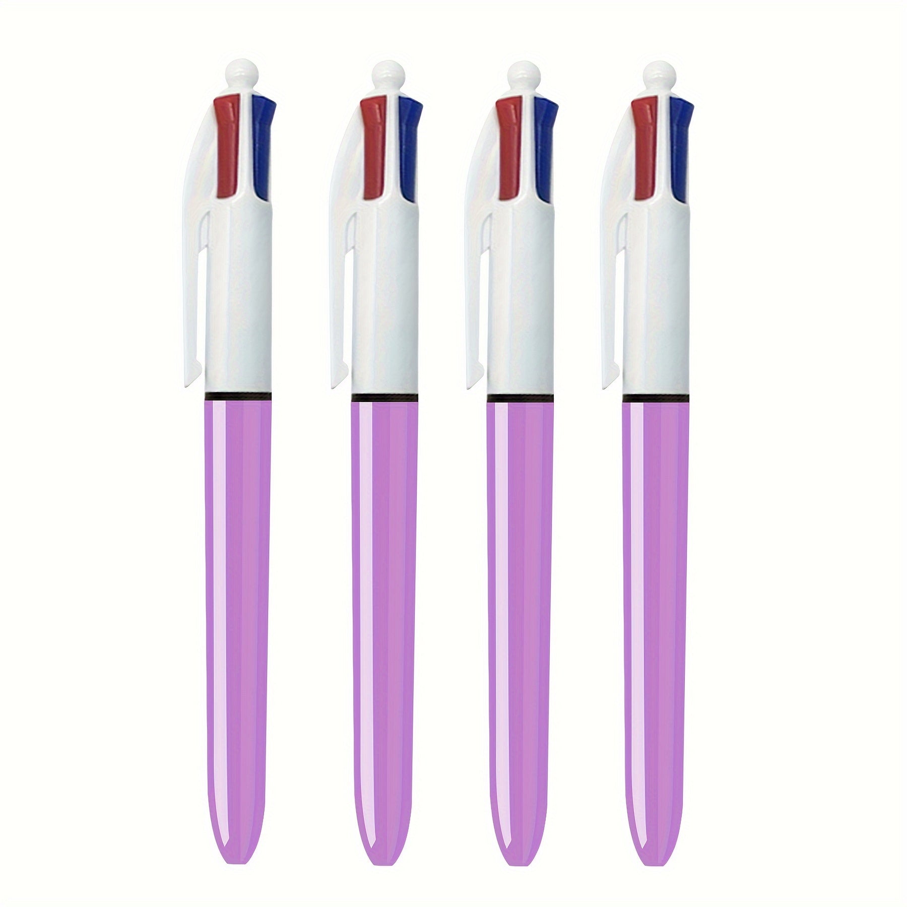DORESS 4 Count Pack Ballpoint Pens Medium Point 1.0mm 4 Colors