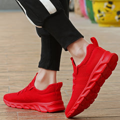 Men's Lightweight Running Shoes Breathable Outdoor Sneakers