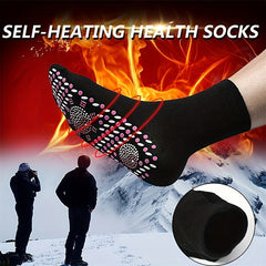 3 Pairs Massage Crew Socks Foot Warmer Sweat-absorbing Anti-odor Size 6.5-9.5