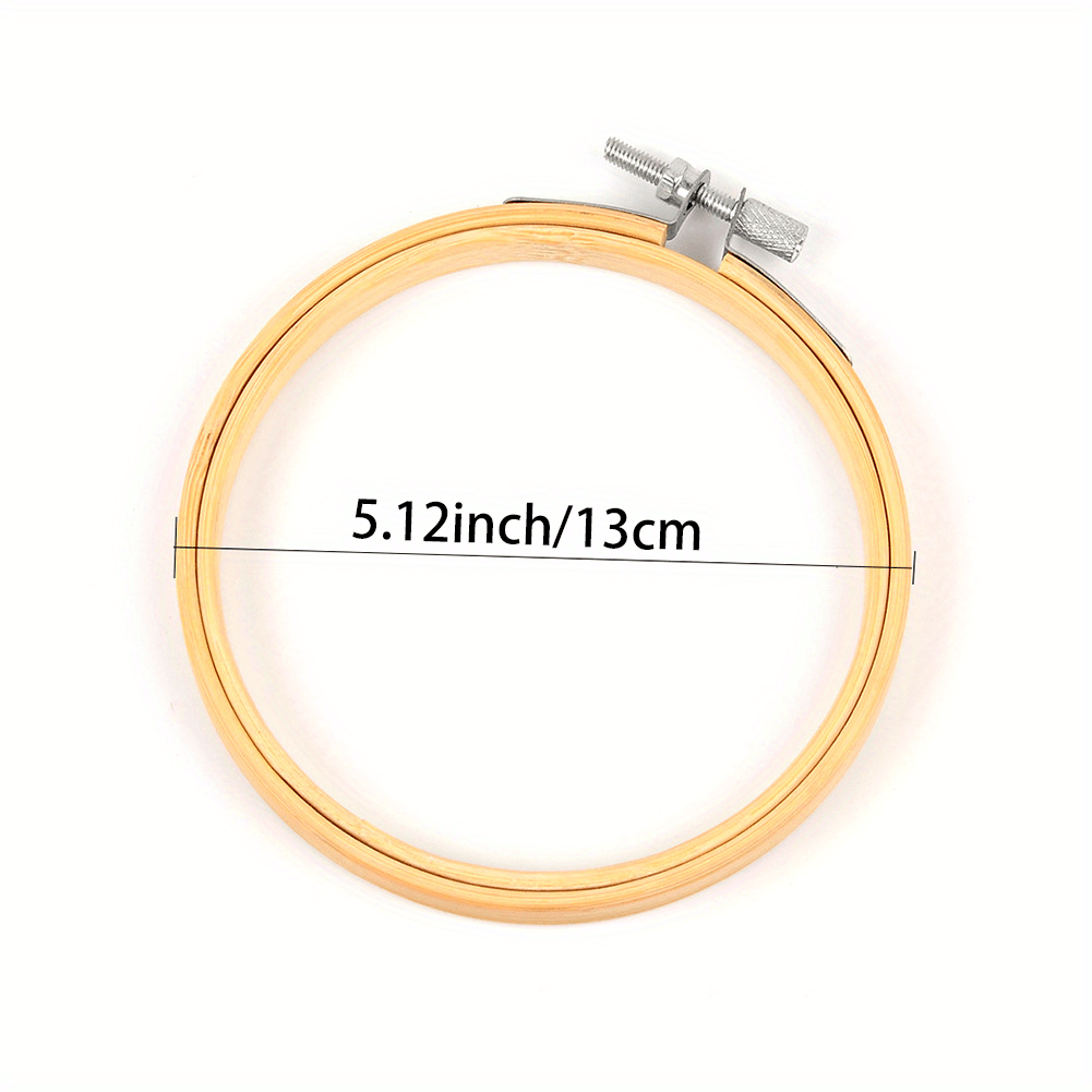 Embroidery Cross Stitch Wooden Frame Hoop Circle DIY Hand Craft Sewing Tool
