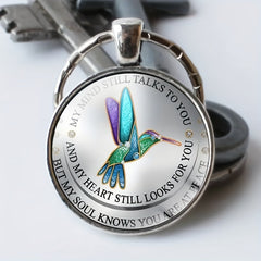 Blue Bird Keychain for Boys Bag Wallet