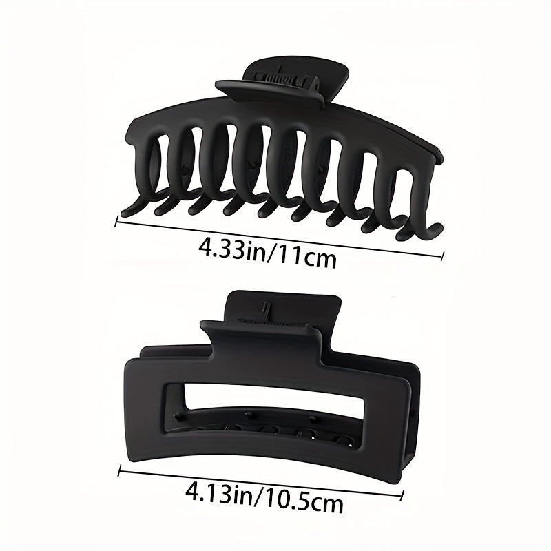 Hair Claw For Women And Girls Solid Shark Claw