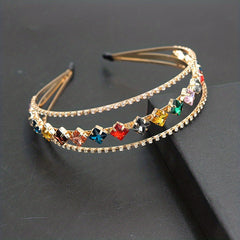 Rhinestone Hair Hoop Layer Headband Hair Accessories