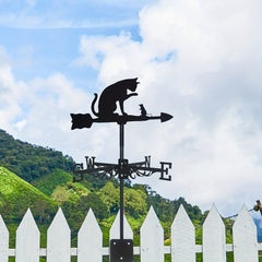 Stylish Cat & Mouse Weather Vane for Garden Decor