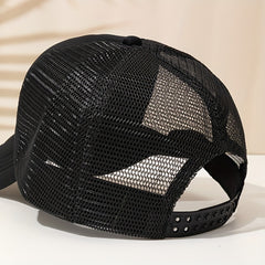 Hip Hop Mesh Trucker Hat Sunscreen Dad Cap