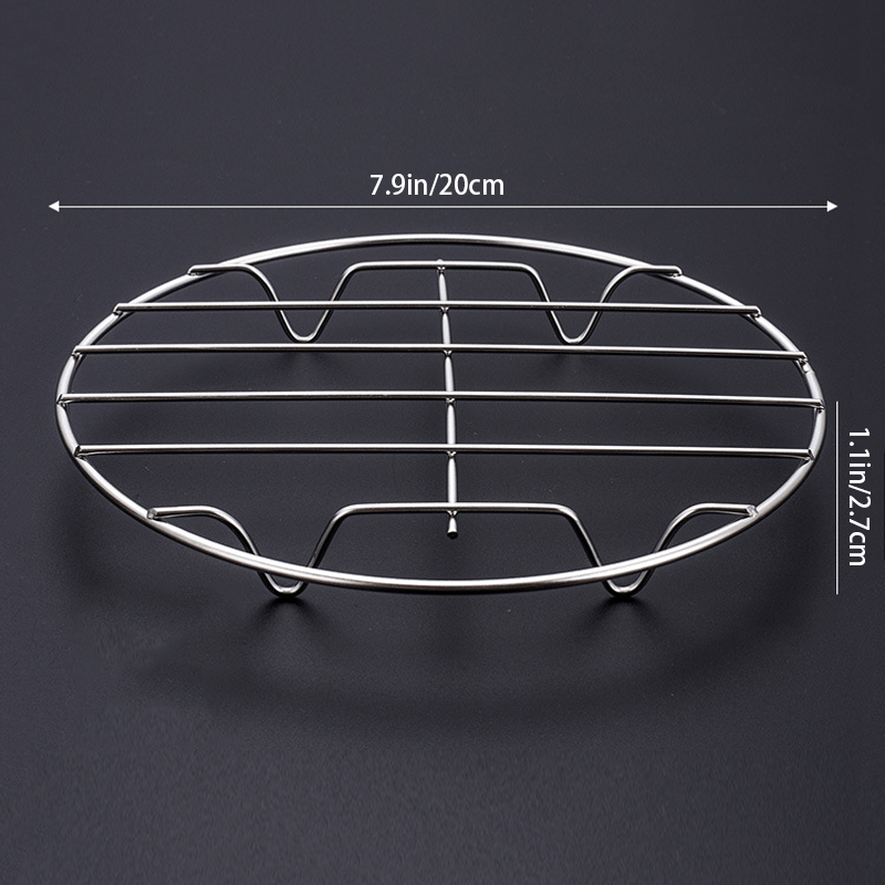 Stainless Steel Steaming and Cooling Rack for Kitchen Cooking