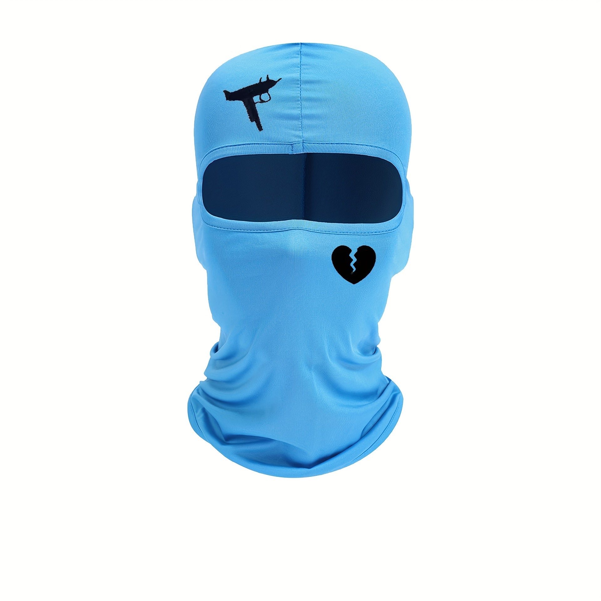 Heartbreak Printed Pullover Hat for Cycling - Sunshade Sunscreen for Men