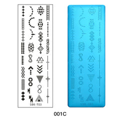 Nail Art Template DIY Stamping Plate Manicure Tool For Women Home Salon