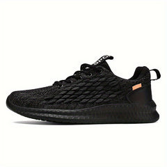  Men's Breathable Running Shoes Non Slip Lace Up Sneakers