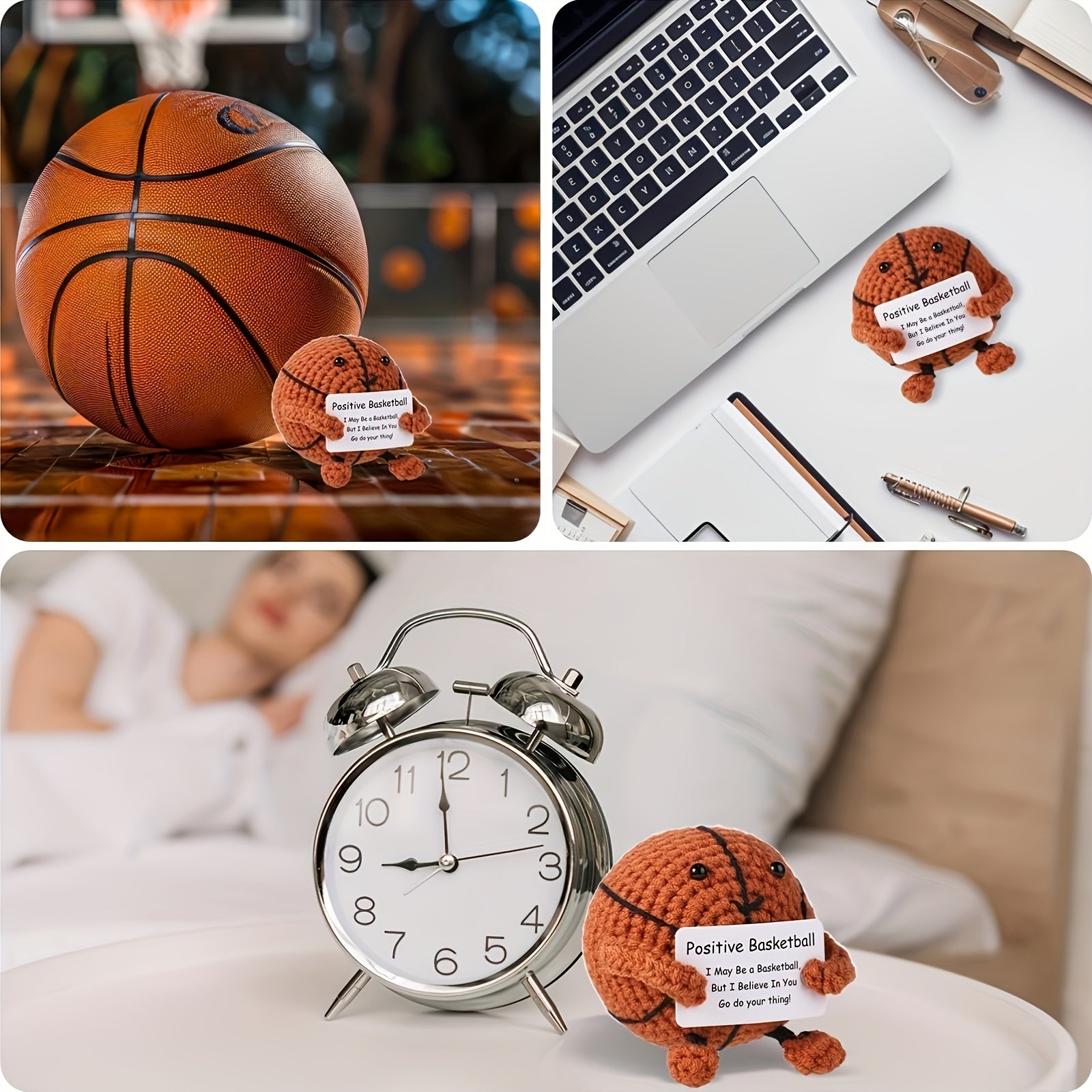 Emotional Support Basketball Crochet Doll