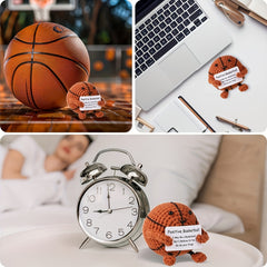Emotional Support Basketball Crochet Doll