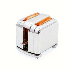 Dollhouse Bread Maker 1:12 Scale Kitchen Scene Accessory with 2 Slices of Bread