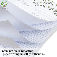 Trees Magnetic Weekly Meal Planner 52 Tear Off Sheets