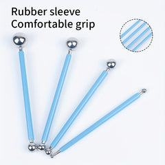 Silicone Soft Head Double Head Artificial Diamond Indentation Pen
