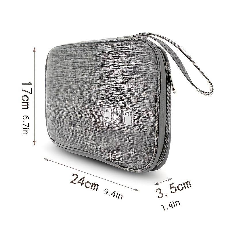 Multifunctional Data Cable Storage Bag Large Capacity Organizer