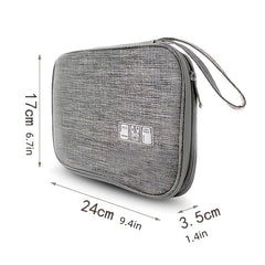 Multifunctional Data Cable Storage Bag Large Capacity Organizer