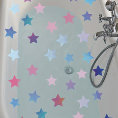 6Pcs Colorful Star Bathtub Stickers Waterproof Bathroom Accessories