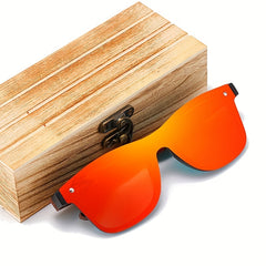 Men's Wooden Polarized Sunglasses UV Protection