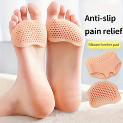 Breathable Silicone Gel Forefoot Pads Insoles for Foot Soreness Relief