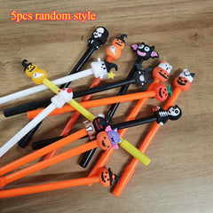 Halloween Novel Writing Pens & Colored Pencils Set