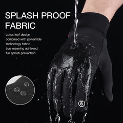 Warm Windproof Touch Screen Gloves For Cycling Driving