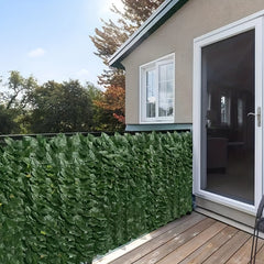 Artificial Ivy Privacy Fence Screen Faux Hedge Panels Greenery Vines
