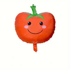 Summer Party Fruit Balloons Tomato Corn Strawberry Aluminum Film Balloons