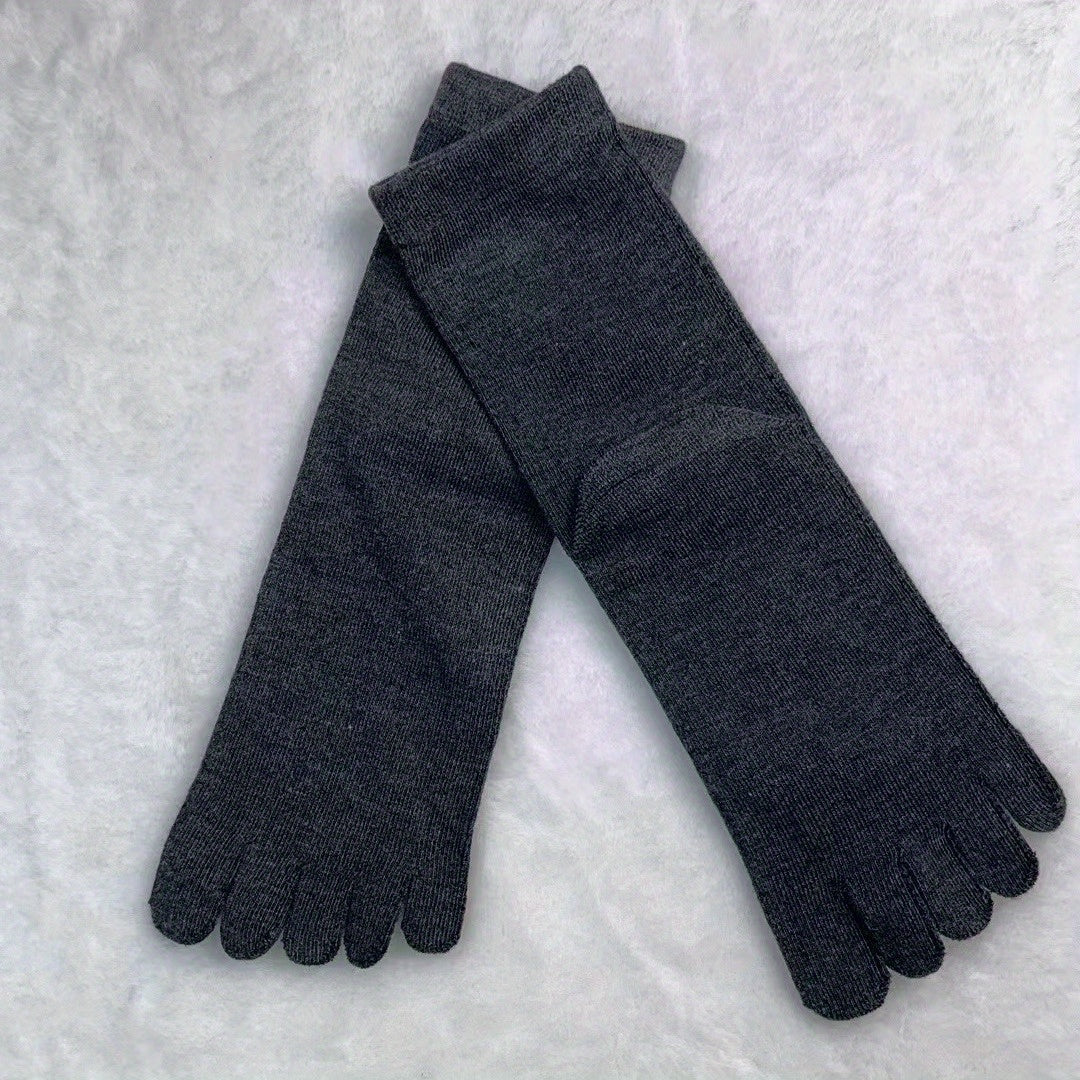 Cotton Crew Toe Socks for Running Women