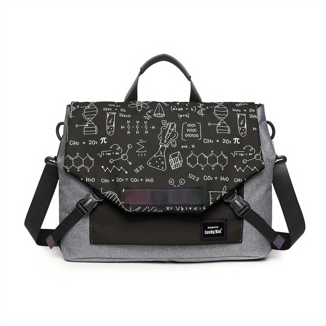 Casual Luminous Pattern Messenger Bag Laptop Bag