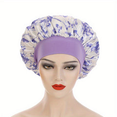 Satin Bonnet Elastic Hair Wrap Single Layer Cap